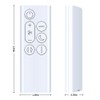 TCNOUMT Cleaning Fan Replacement Remote Control Suitable for Dyson Air