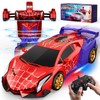 Spider Transform RC Cars Toys with Eye & Underbody Lights,
