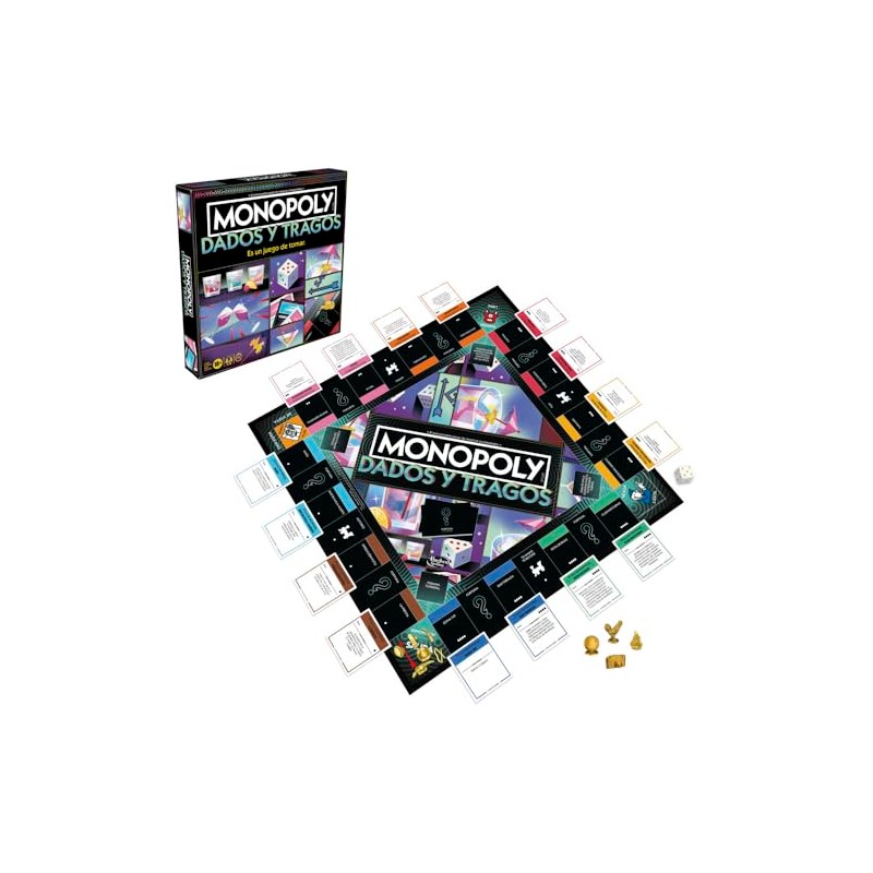 Monopoly Juego de Mesa Tragos y Dados