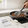 Meat Chopper Mincing Spatula, Silicone Ground Beef Masher with Drain