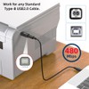 NFHK 2pcs/lot USB 2.0 B Female to Type C Male