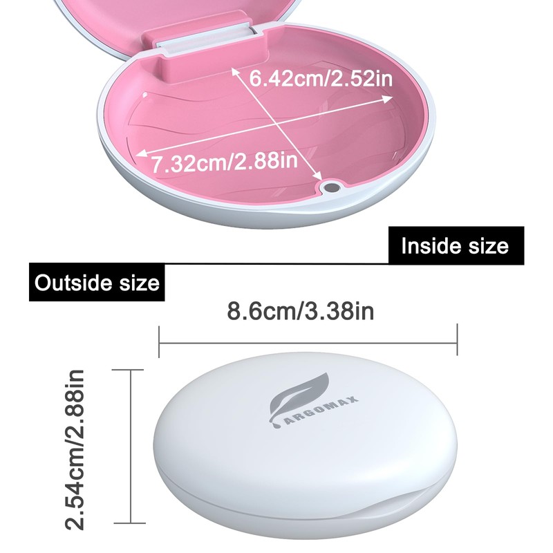 ARGOMAX Aligner Case, Retainer Case Compatible with Invisalign, Braces Box,