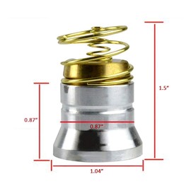 LUXNOVAQ LED Flashlight Bulb Replacement Bulbs, Drop-in P60 Design Module 1200LM 1 Mode Lamp Bulb Torch Repair Parts for C2 G2 Z2 6P 9P G3 S3 D2