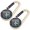 TEHAUX Compass, Keyring Scale, Compass, Compass, Compression, Fluorescent, Waterproof, Lightweight,