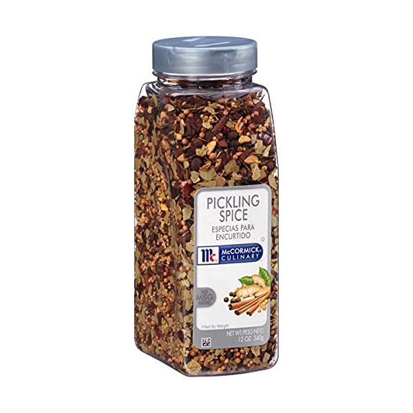 McCormick Culinary Pickling Spice, 12 oz - One 12 Ounce Container of Mixed Pickling Spice, Best for Seasoning Pickles, Corned Beef, Pot Roasts and More