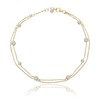 Mia Sarine Yellow Gold Plated 925 Sterling Silver 10 Inch