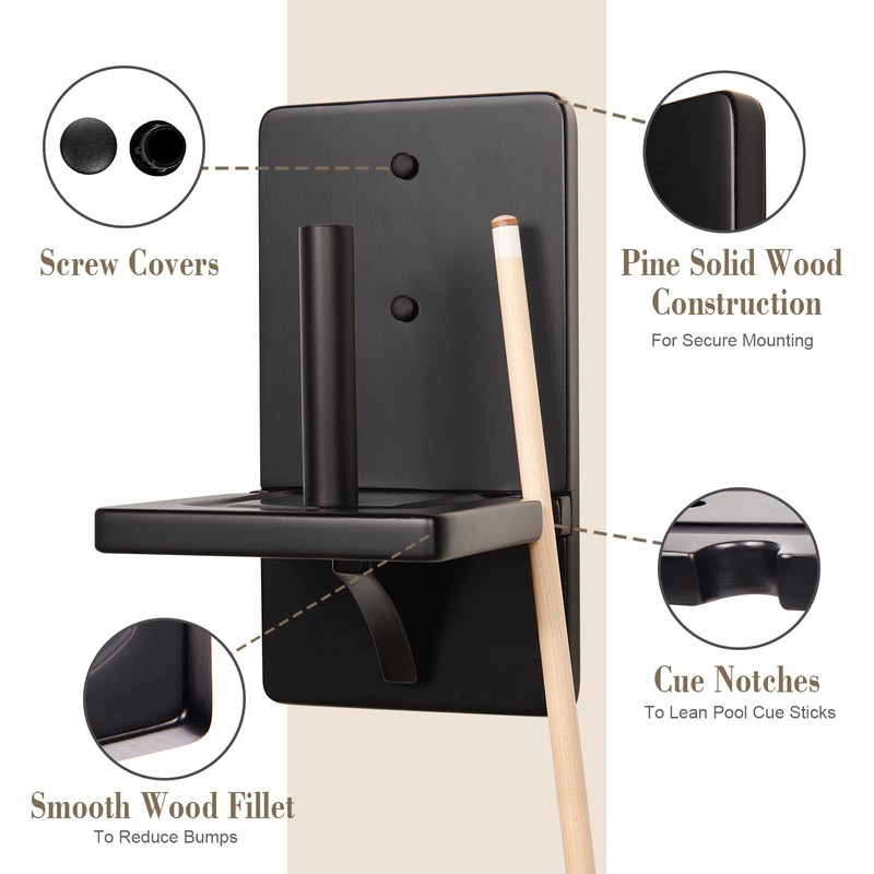 SISIPAI LIFE Pool Chalk Holder Cone Chalk Holder Wall Mounted