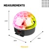 BeamZ JB60R Jelly Ball - LED Disco Ball Party Light
