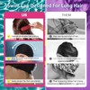 Women PU Coat Waterproof Fabric Hairnet Swim Cap Swim Hat