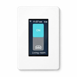 LANBON L9 LCD Smart Light Switch — See What You Control at a Glance, Motion-Activated Screen & Smart Auto Light, for US Multi-Gang Wall Boxes, Alexa & Google Home, Neutral Wire Required,L9-HS1-TY