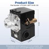 LF10-4H Pressure Switch, Air Compressor Pressure Switch Replacement with NPT