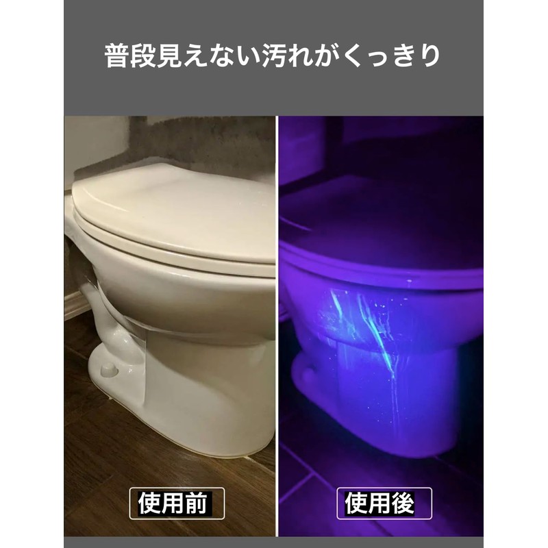 Black Light, UV Light, Ultraviolet Light, Invisible Dirt and Anisakis