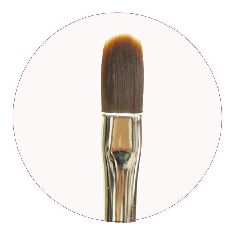 Naility! PRO Gel Brush Oval (Kumano Brush)