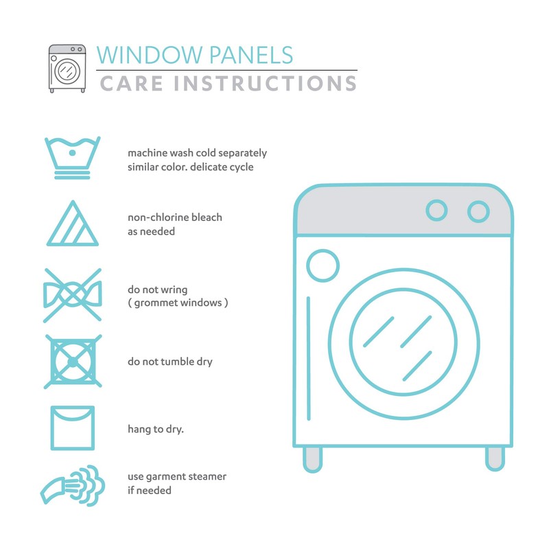 Lush Decor Hygge Stripe Window Curtain Panel Pair, 52" W