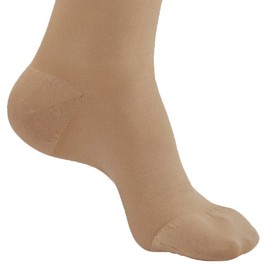 Ames Walker AW Style 203 Medical Support 20-30 mmHg Firm Compression Closed Toe Pantyhose Beige Medium