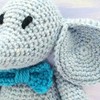 Crochet Kit Eli the Elephant Luxury Complete Beginner Crochet Kit