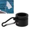 2 Pcs G3/4 Flag Pole Rings Aluminium Alloy 360° Rotating