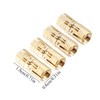 Zerodis 4 Pack 8mm Copper Brass Barrel Hinges, 180° Opening