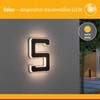 Paulmann Outdoor Solar House Number 5 3000 K IP44 Akk