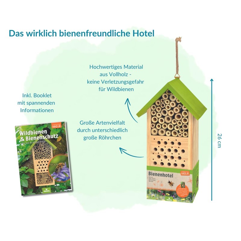 moses Bienenhotel Expedition Natur, Nesting and Winter Aid for Wild