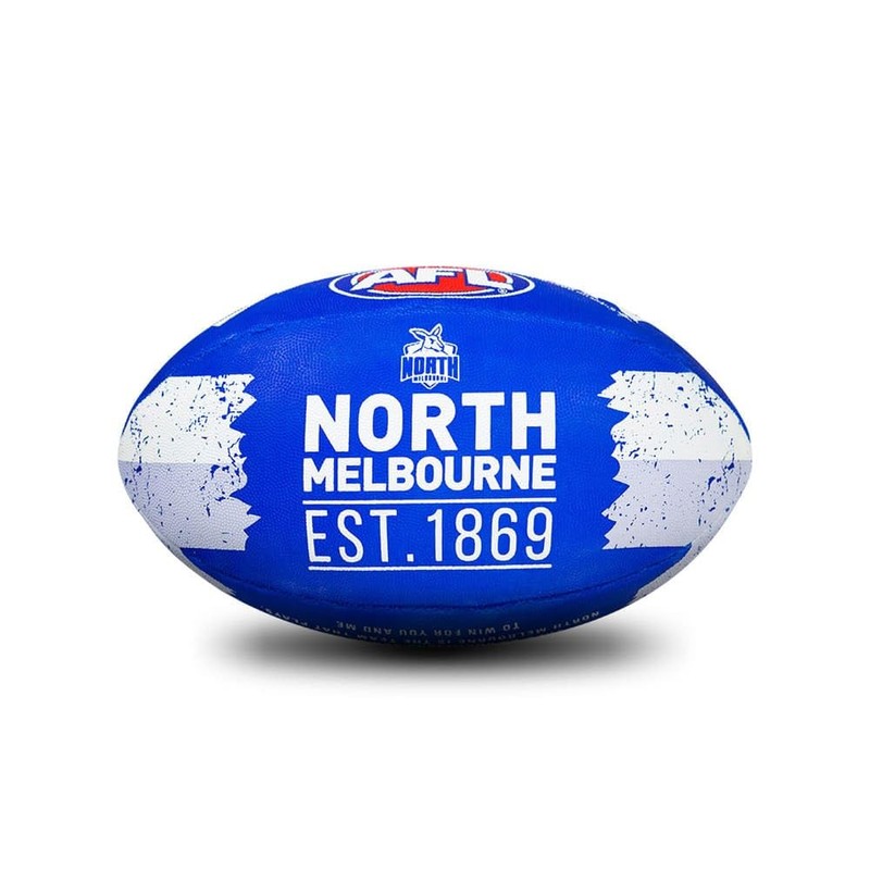 Sherrin AFL North Melbourne Song Football, Size 2