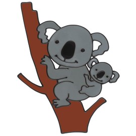 MagicGel Window Stickers - Koala Bear (21 x 27 cm), Window Decoration for Crafts with Children