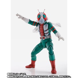 S.H. Figuarts (True Bone Carving Method) Kamen Rider V3, Approx. 5.7 inches (145 mm), ABS & PVC & Cloth, Painted Action Figure