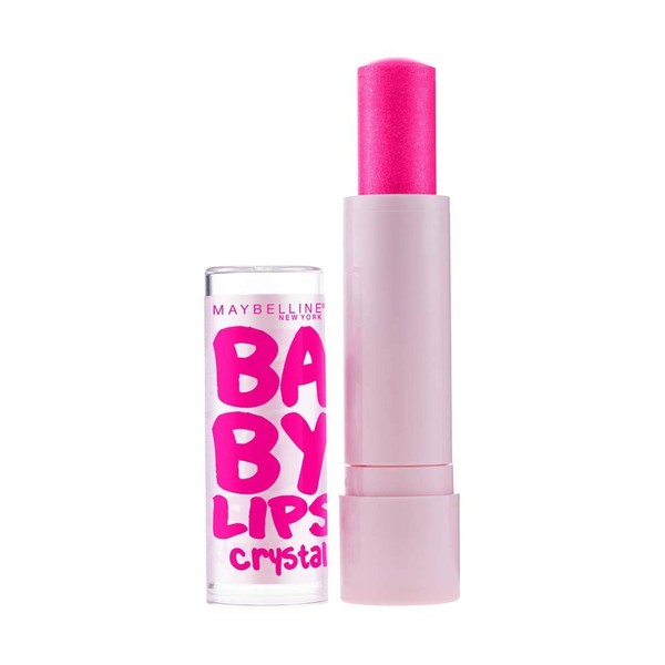 Maybelline New York Baby Lips Crystal Lip Balm, Pink Quartz [140] 0.15 oz (Pack of 7)