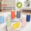 Travel Shampoo Bottle, Empty Plastic Squeeze Bottles 6.8 oz with