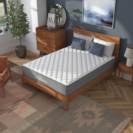 NapQueen 10 Inch Twin XL, Valeria Hybrid Cooling Gel Memory Foam & Pocket Coil Spring Mattress, CertiPUR-US Certified, Fiberglass-Free Mattress