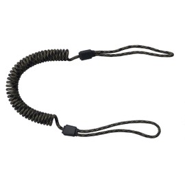 EdcX Paracord Nylon Tactical Lanyard, spiral cable, elastic key pendant made of Paracord, 4 types of fastening to choose from