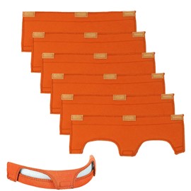Hard Hat Sweatband, 6 Pack Cotton Sweatbands for Hard Hats, Absorbent and Washable, Ideal for Construction Workers and Outdoor Laborers, Universal Fit for Most Hard Hats