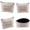 VAMSII Cruise Vibes Cosmetic Bag Beach Trip Cruise Vibes Family