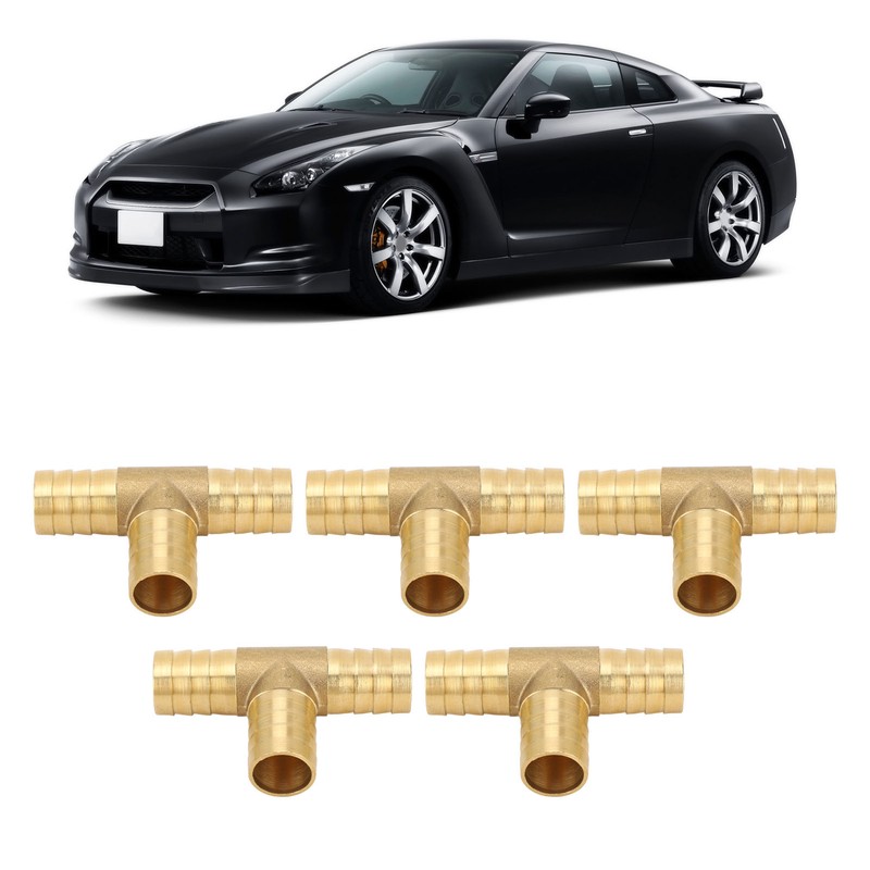 3 Way Adapter Fitting Brass 5/8in Brass Universal Tee Fitting