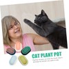 Levemolo 5Pcs Soilless Cat Grass Planter Set Hydroponic Catnip Box