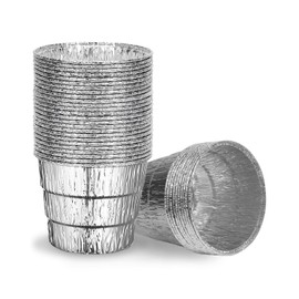 Matchwaves Grease Bucket Liners for Traeger Pellet Wood Grill Smoker with HDW152 Bucket, Drip Bucket Liner Replacement for BAC407 Inserts, Universal Grease Cups, 5”W x 4”H - 30Pcs