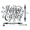 Happy Easter Stencil, 8.5 x 6.5 inch - Easter Sign