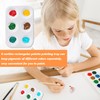 IVANY 10pcs Paint Mixing Palette Tray,Paint Tray Palettes,Plastic Rectangular with