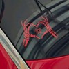 Sleep Token Skeletal Heart Hands Decal 6 Inch - Red