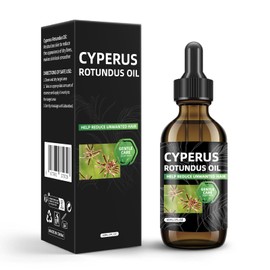 Cyperus Rotundus Oil for Hair Removal, Natural Cyperus Rotundus Oil to Reduce Unwanted Hair Growth, Soothing & Moisturizing, Shrinks Pores, Smooth Skin Care, Suitable for All Skin Types, 2 fl Oz 60ml