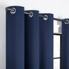 ECLIPSE Andover Solid Tripleweave Thermal Blackout Grommet Curtains for Bedroom