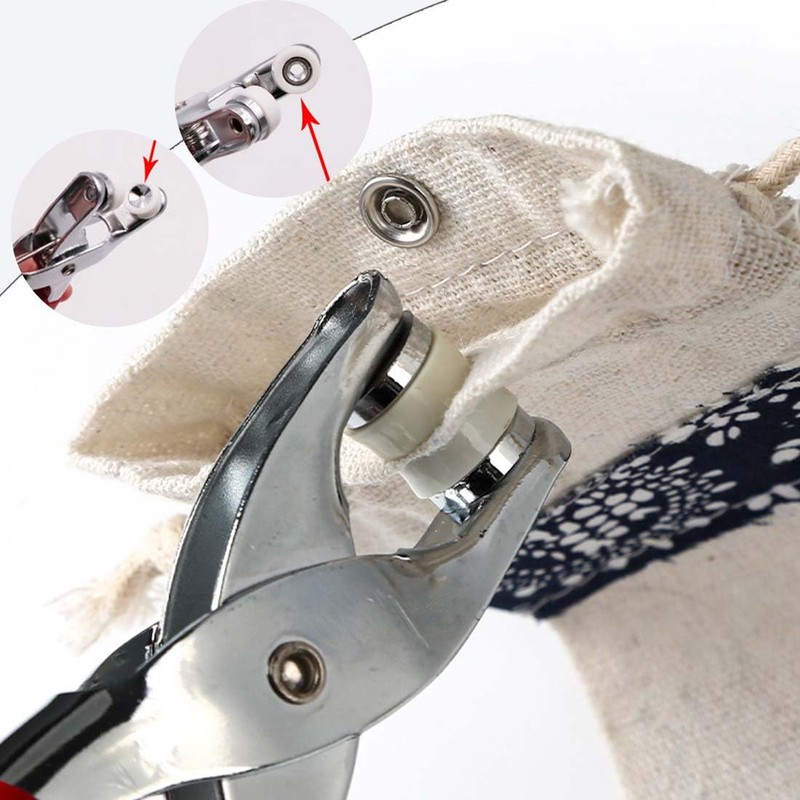 AAED Set of 100 Press Stud Set with Pliers, Sewing