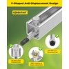 GZBEVITAR Seismic Rod Stiffener for 1-5/8" Strut Channel, Thickened Galvanized