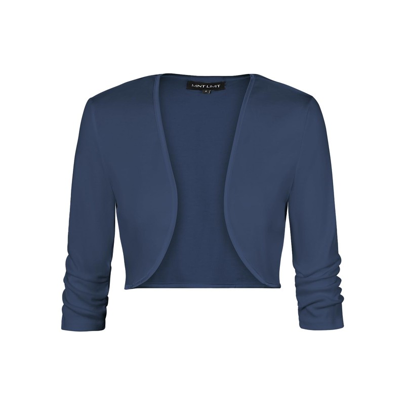 MINTLIMIT Crop Cardigans for Women Open Front Bolero Shrugs 3/4