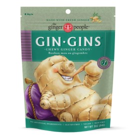 The Ginger People Ginger Chews Candy Pack of 1 Vegan Gluten Free Natural Ginger 10 Fresh Ginger