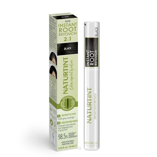 Naturtint Instant Root Retouch Temporary Grey Concealer for Hair, Roots