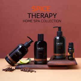 Spice Therapy Liquid Soap for Hands and Body 250 ml / with Spicy Blend of Essential Oils for Warming the Body / Organic & Vegan 98% Natural