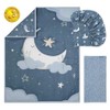 The Peanutshell 3 Piece Celestial Serenity Baby Crib Bedding Set
