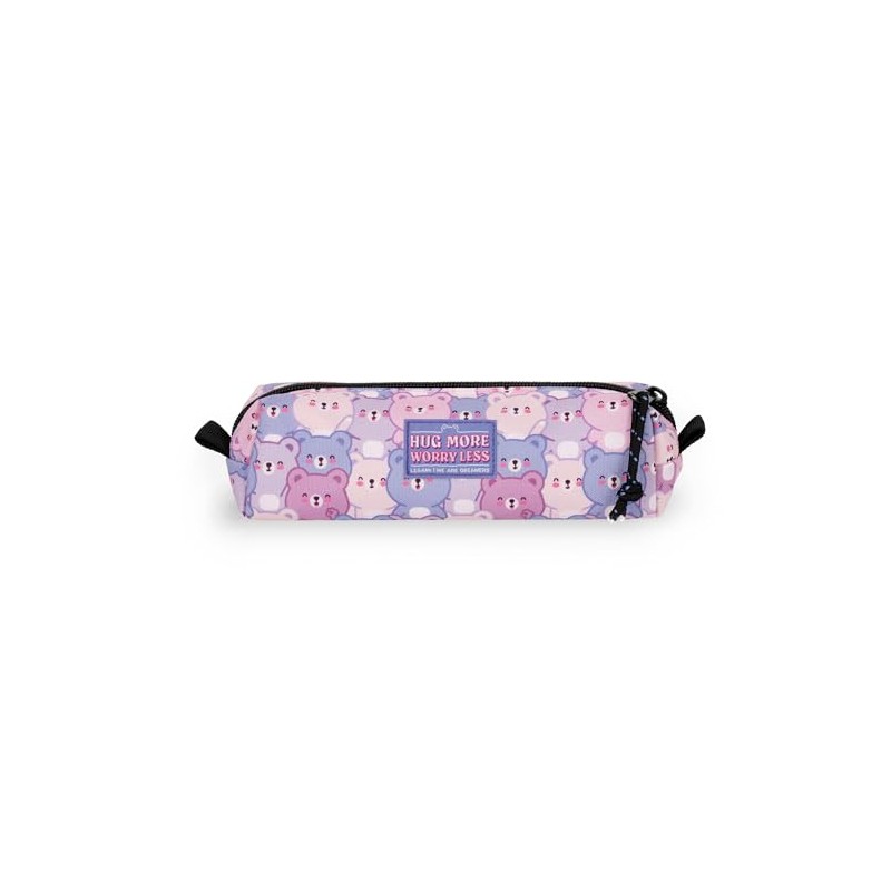 Legami - My Pencil Case, Teddy Bear Theme, Zip Closure,
