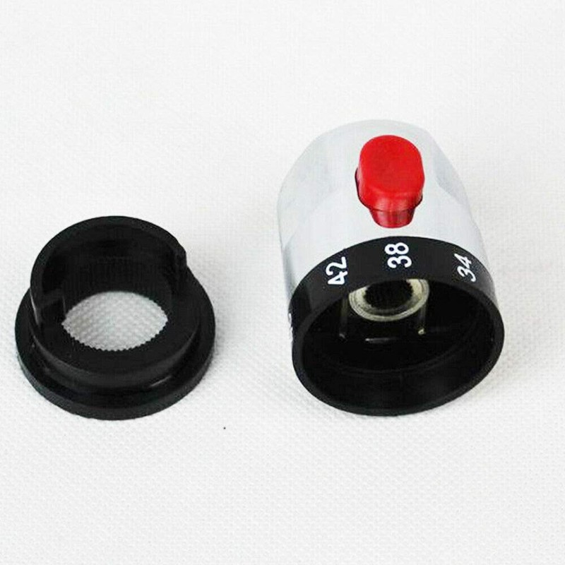 POWERTOOL Shower Control Handle, 30°C-42°C Stainless Steel L Bracket Knob